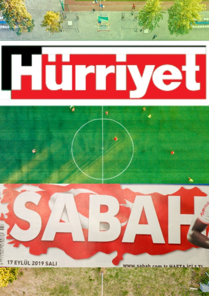 Sabah and Hurriyet newspapers