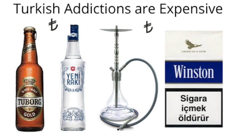 Turkish Addictions are Expensive