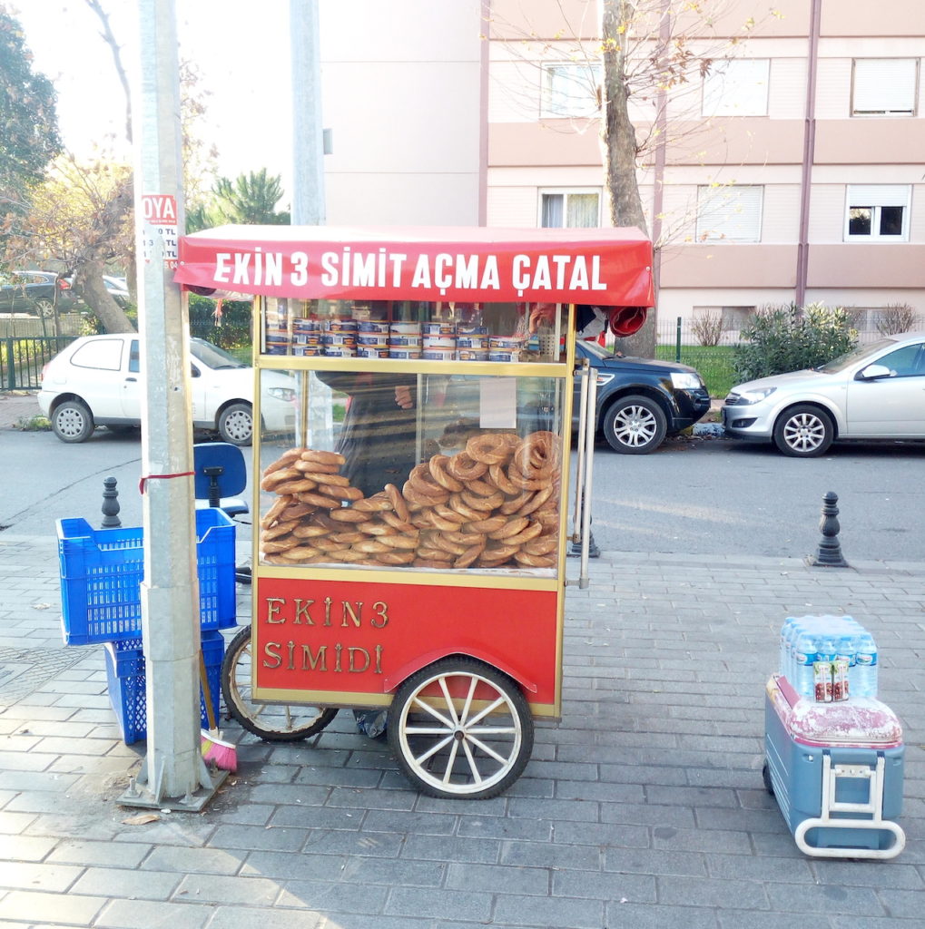 Turkish Simit cart