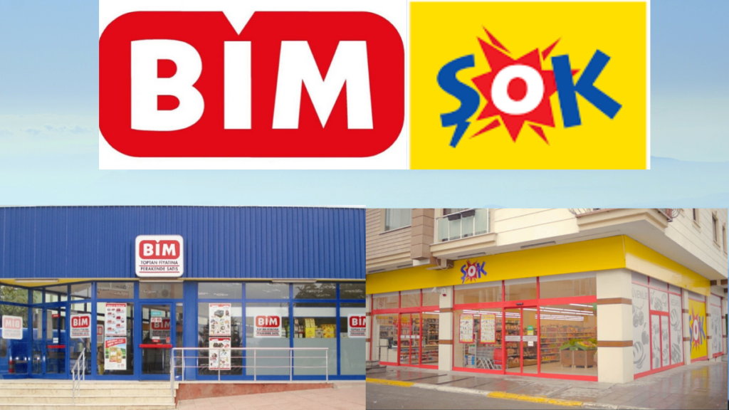 BIM and SOK discount markets in Turkey