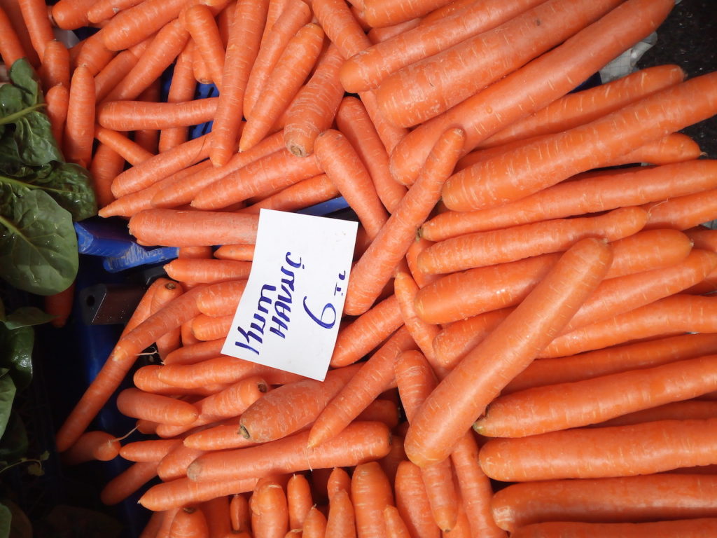 carrot prices in Istanbul April 2020