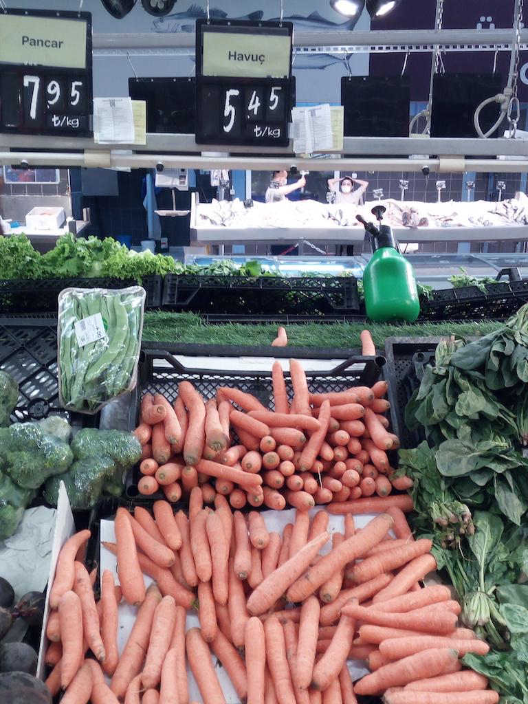 Carrot prices Istanbul July 2020